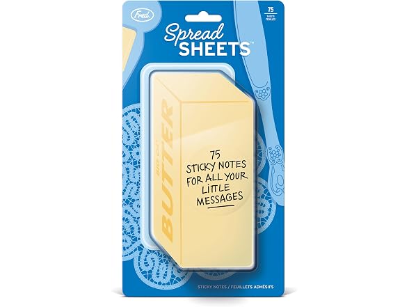 Genuine Fred Spread Sheets Sticky Pad