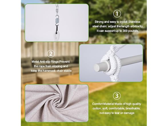 Backyard Expressions Hammock Chair