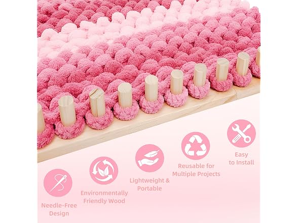 Bafeil 30" Adjustable Chunky Blanket Loom