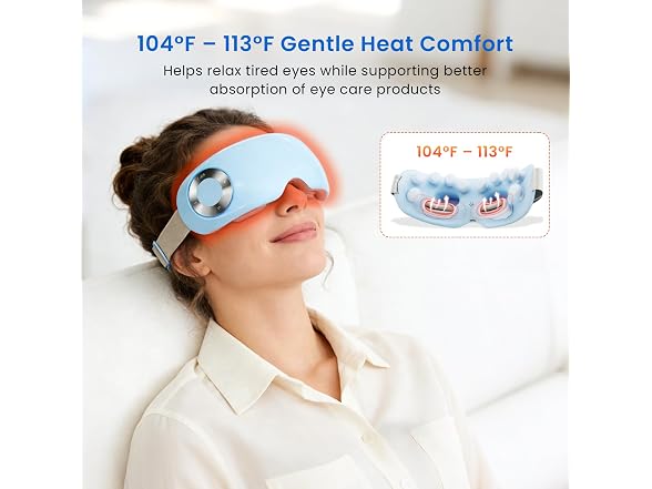 Eye Massager With Water Mist & Heat