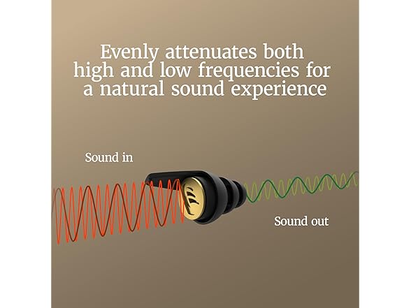 Dynamic ear filter -25 dB Earplugs