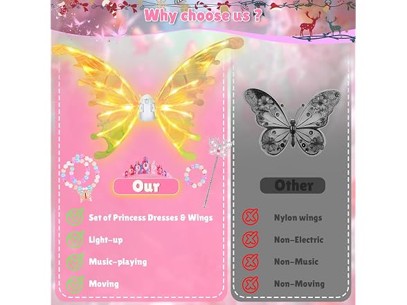 maysida Princess Dress up Costume