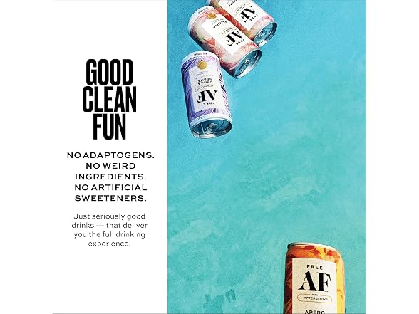 Free AF Sparkling Drink