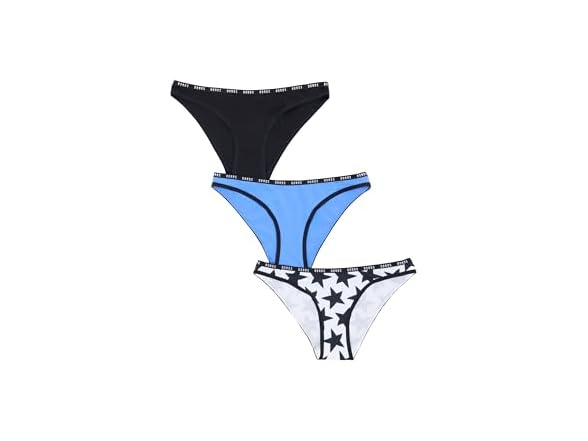Black/Blue Lucy/Shimmer Stars