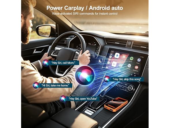 MAKASRI Wireless CarPlay Adapter AI Box