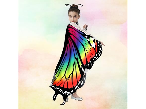 Tibeha Girls' Halloween Butterfly Wings - Gallery 2