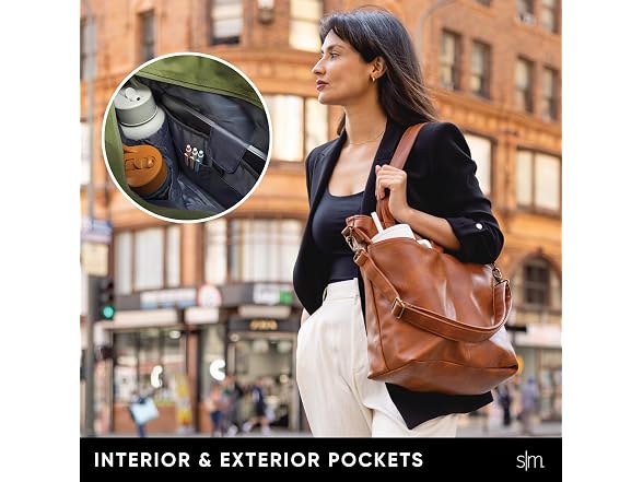 Simple Modern Vegan Leather Tote Bag