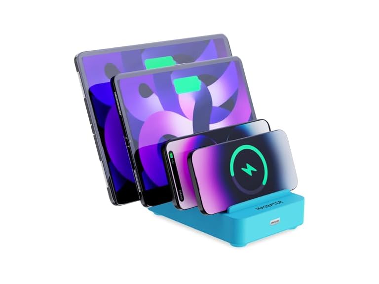 MASBATER  4-Port Charging Station for Multiple De  