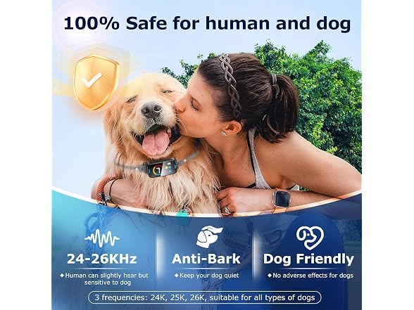 Bark Collar for Large Medium Dogs Ultrasonic