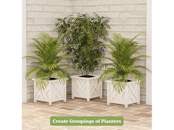 Pure Garden Lattice Design Planter