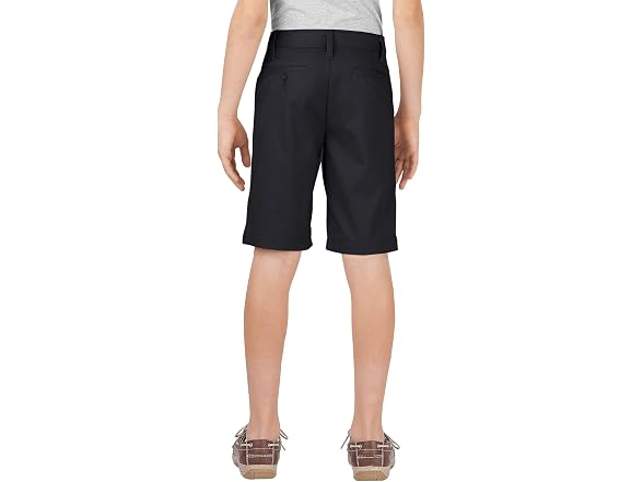 Dickies Boys (10) Slim Stretch Flat Front Short