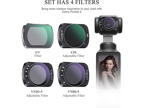 IZEAFH Variable ND Lens Filters Kit