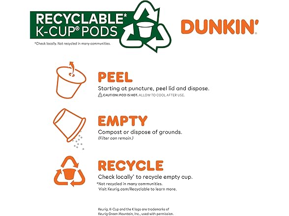 Dunkin' Hazelnut K-Cups, 10ct