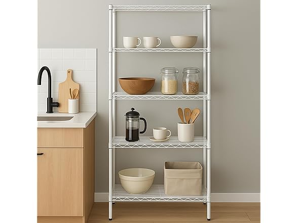 Honey-can-do 5-Tier Adjustable Shelving