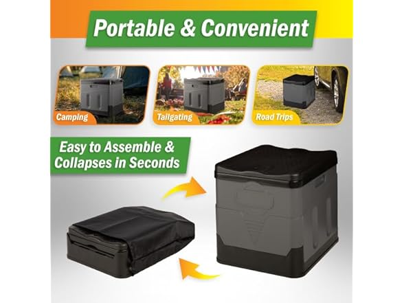 Portable Toilet for Adults - 330lb Capacity