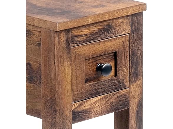 LUSUOWLZ Chairside Table with Charger