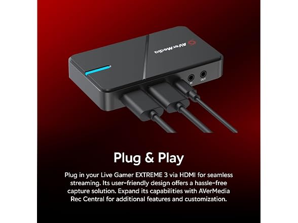 AVerMedia HDMI Capture Card- Gaming, Vi