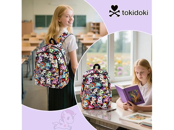 tokidoki Cute Unicorno School Backpack