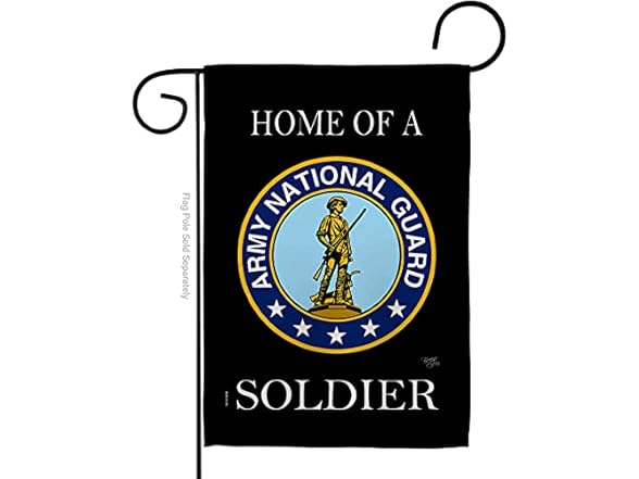 Home of National Guard Soldier Garden Flag - Armed Forces
