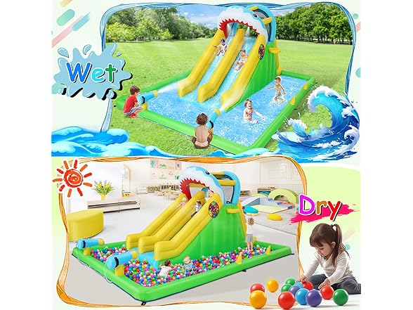 Shark Attack Fun Zone Bounce House