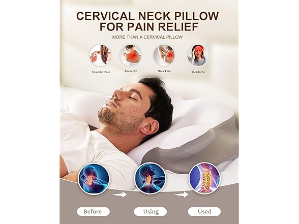 FEICO Cervical Neck Pillow