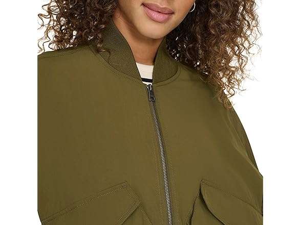 Levis Womens Lightweight Shorty Bomber (S)
