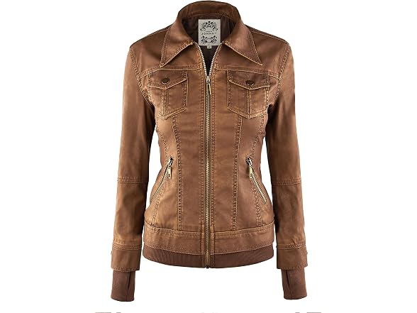Made By Johnny Women (M) MBJ Wjc664 Faux Hoodie