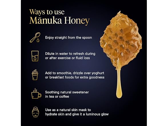 Manuka Health UMF 16+/MGO 573+ Manuka Honey