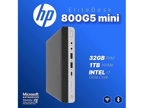 HP EliteDesk 800 G5 Mini PC i7 32GB 1TB