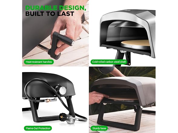 Nutrichef Outdoor Pizza Oven, Manual