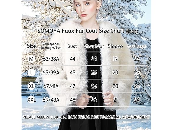 Women’s Faux Fur Coat with Pockets
