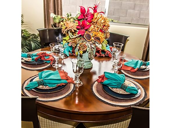 6 Pcs 12" Wood Table Centerpieces