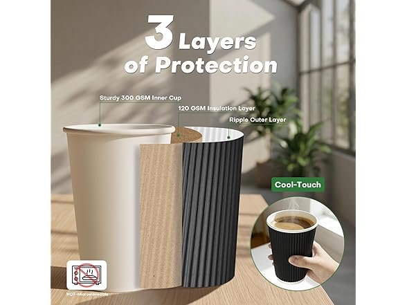 16 oz Disposable Coffee Cups
