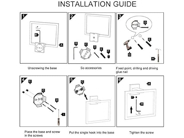 BEIGEEWY SUS 304 Bathroom Hand Towel Holder