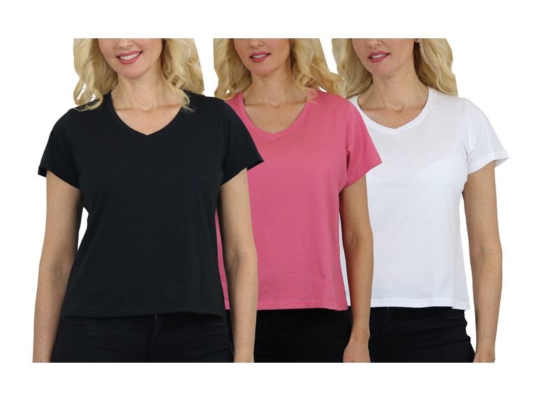 DivaTee WC-----(Women's 3Pack) / JLVT-100 / BK-BP-WH /