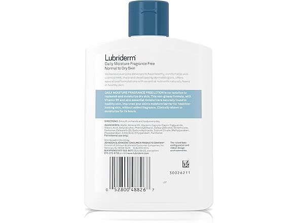 Lubriderm Fragrance Free Daily Moisture