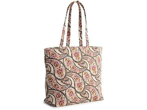 Vera Bradley Premium Cotton Zip Tote Bag