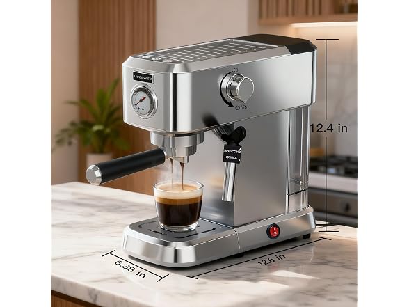 MEGAWISE 20 Bar Espresso Machine with Milk Frother