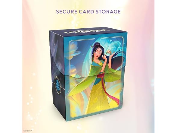 Ravensburger Disney Lorcana TCG Deck Box Featuring Mulan