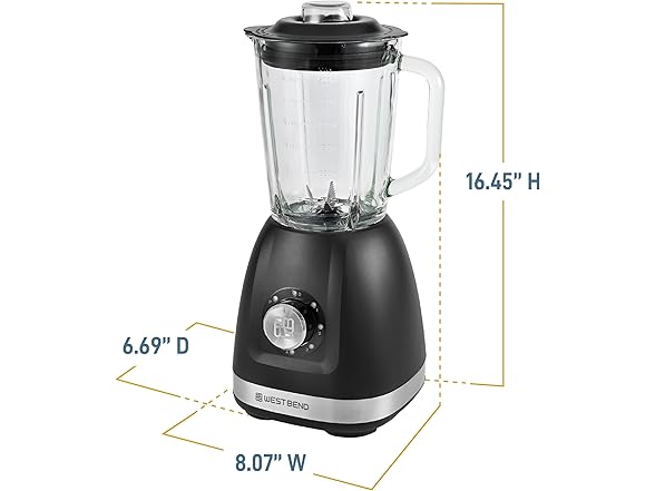 West Bend Blender with 48-Ounce Blending Jar