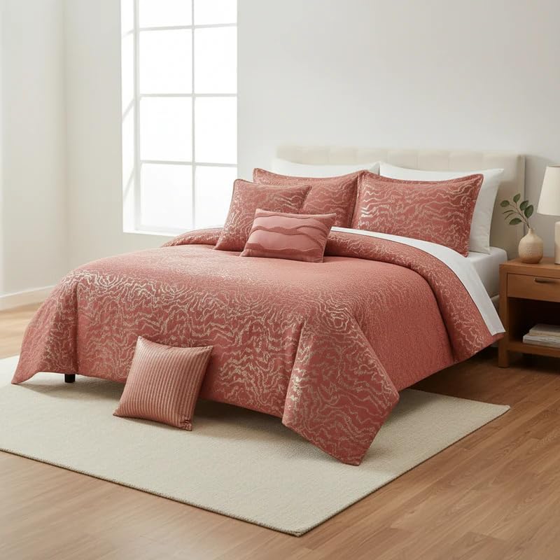 J&V Textiles Botanical 5-Piece Comforter Set - Gallery 18