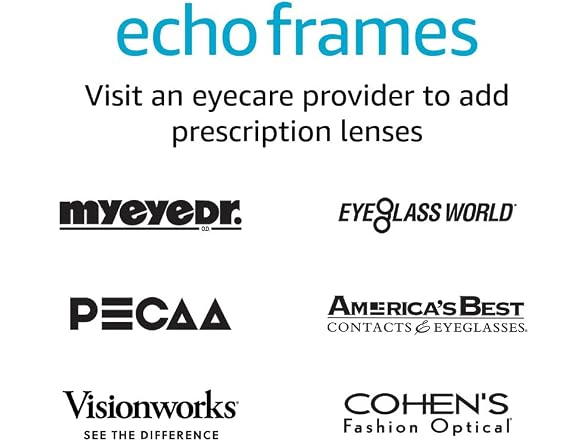 (NEW) Amazon Echo Frames Smart glasses with Alexa, Modern Rectangle frames in Charcoal Gray