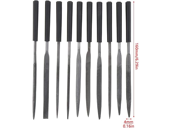 Omninmo CON-32 10Pcs Needle File Set