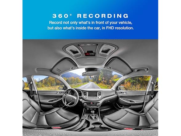 TYPE S TOURING ITEMS 360Dash Cam Full HD (Open Box)