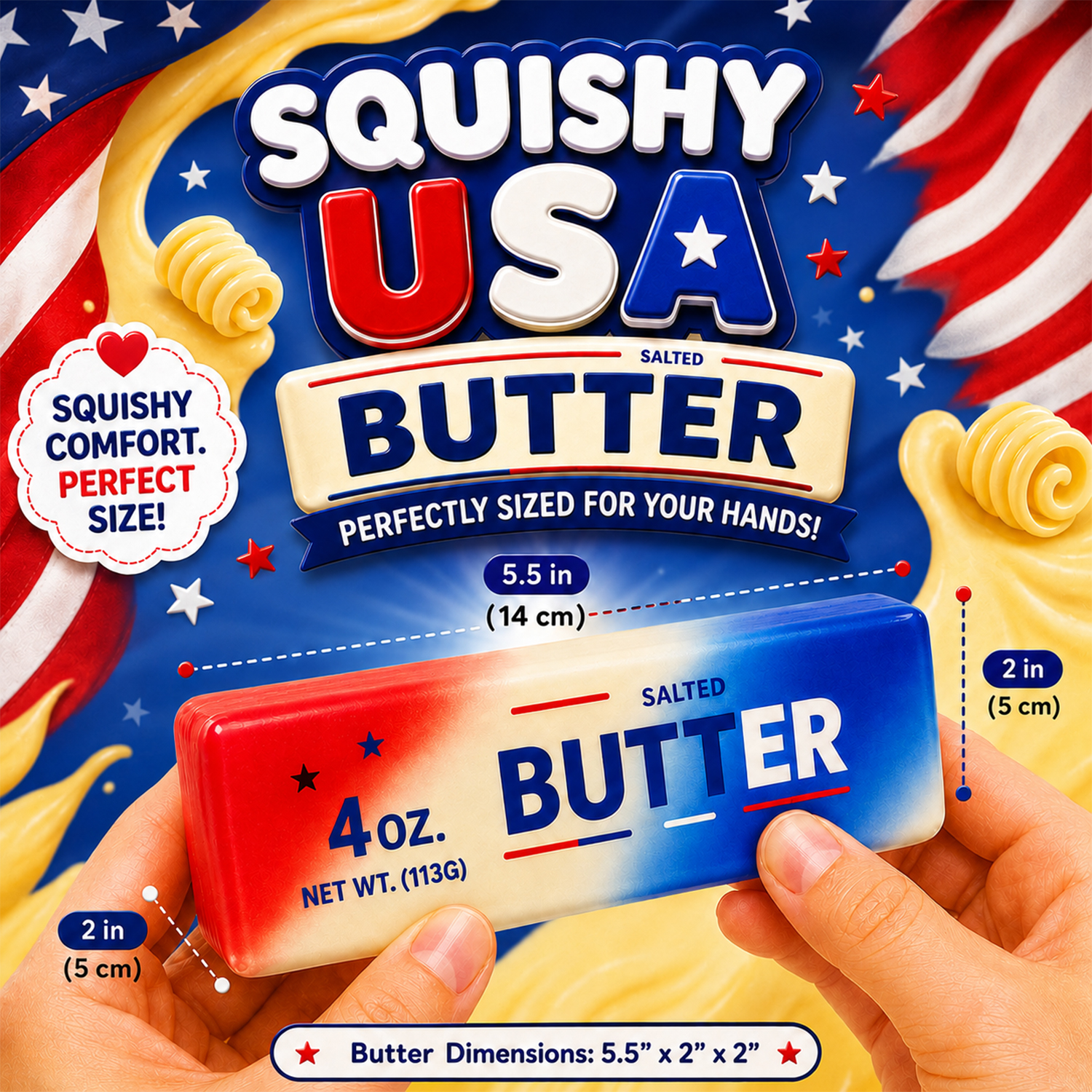 Twilight Squishy Sensory Toys Butter USA - Your Choice - Gallery 13