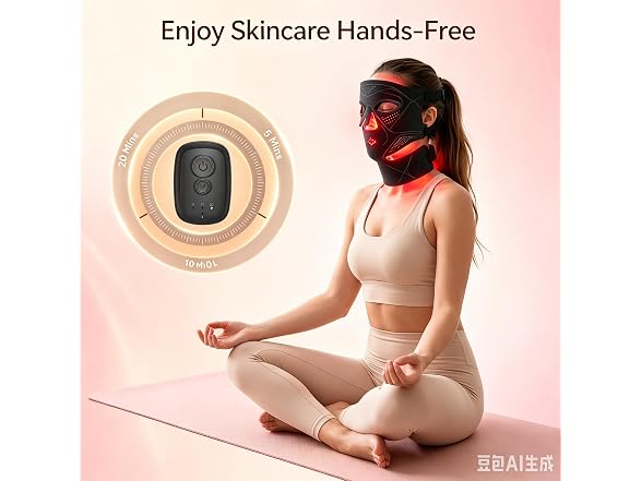 Red Light Therapy Mask for Face and Neck