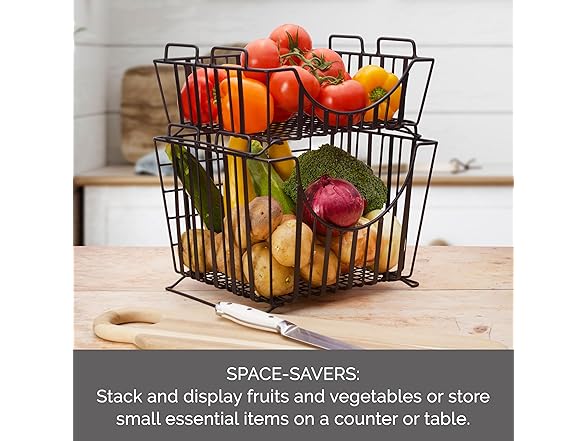 Gourmet Basics by Mikasa Stacking Baskets