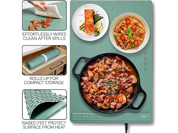 COOK WITH COLOR Food Warming Mat