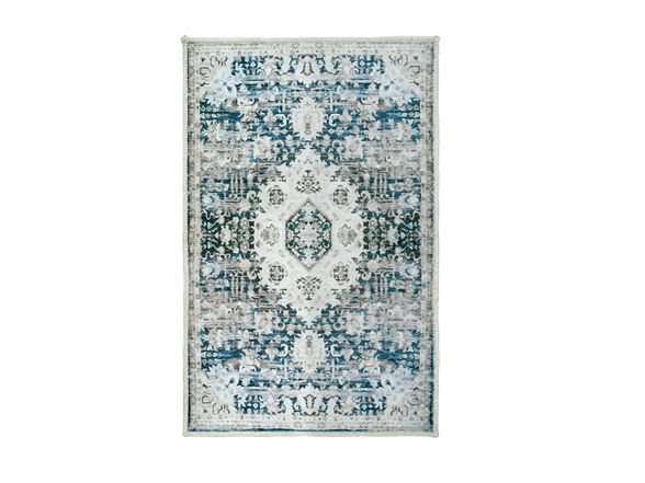 Kathy Ireland 20"x60" Soft Brushed Flannel Washable Rug