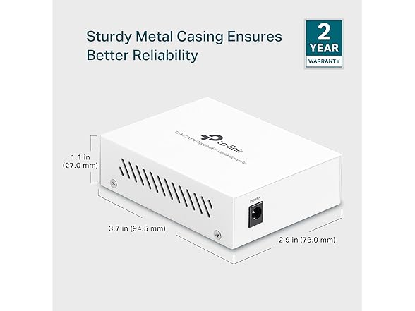 TP-Link TL-MC200 | Gigabit SFP to RJ45 Fiber Media Converter